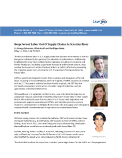 Keep Forced Labor Out Of Supply Chains As Scrutiny Rises