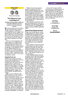 The Whirlpool Case and Subpart F