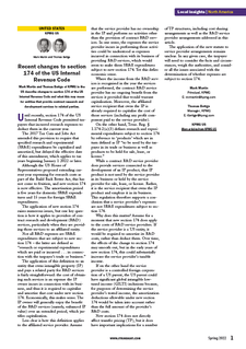Recent Changes to Section 174 of the US Internal Revenue Code
