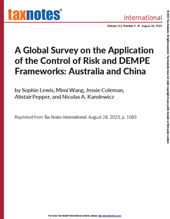 Australia and China