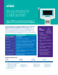 Are you prepared for EU MDR and IVDR?