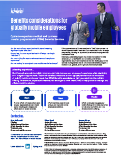 Benefits considerations for globally mobile employees