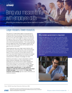 Bring your mission to life with employee data