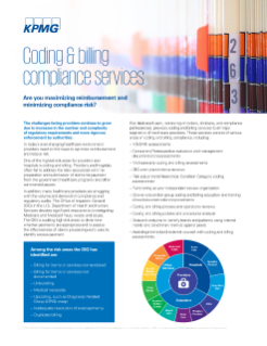 Coding & billing compliance services     