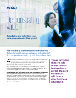 Demonstrating Value