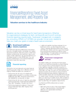 Financial Reporting, Fixed Asset Management, and Property Tax