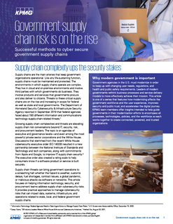 Government supply chain risk is on the rise