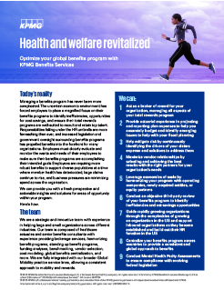 Health and welfare revitalized