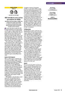 IRS Introduces New Review Procedures for APAs