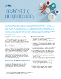 The state of drug pricing transparency