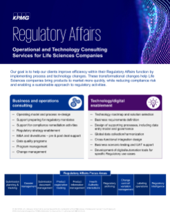 Regulatory Affairs
