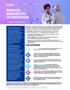 Modernizing Healthcare Entity Tax Filing Processes