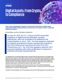 Final Treasury Regulations: Expand Tax Information Reporting