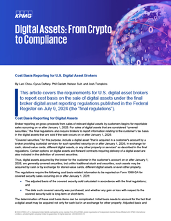 Cost Basis Reporting for U.S. Digital Asset Brokers