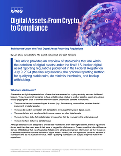 Stablecoins Under the Final Regulations