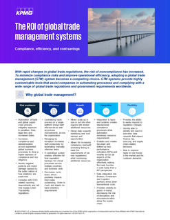 The ROI of Global Trade Management Systems