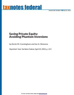 Saving Private Equity: Avoiding Phantom Inversions 