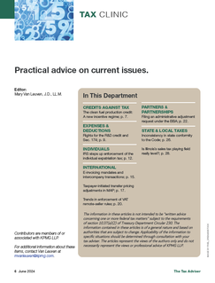 The Tax Adviser Tax Clinic