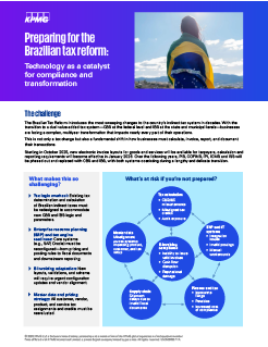 Preparing for the Brazilian tax reform: Technology as a catalyst for compliance and transformation