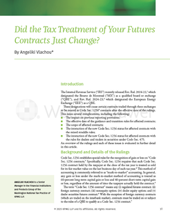Did the Tax Treatment of Your Futures Contracts Just Change?