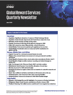 Global Reward Services Quarterly Newsletter