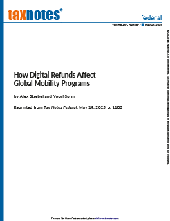 How Digital Refunds Affect Global Mobility Programs