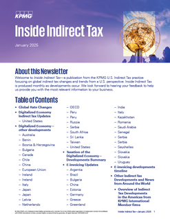 Inside Indirect Tax - January 2025