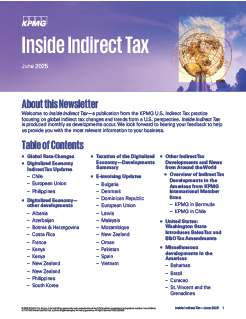 Inside Indirect Tax - June 2025