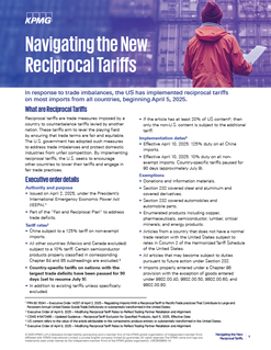 Navigating the New Reciprocal Tariffs