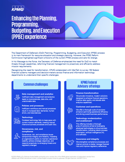 Enhancing the Planning, Programming, Budgeting, and Execution (PPBE) experience