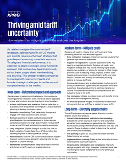 Thriving amid tariff uncertainty: Retail