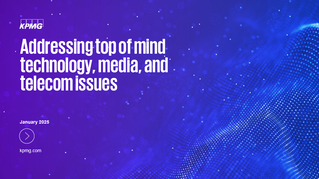Addressing top-of-mind technology, media,  and telecom issues