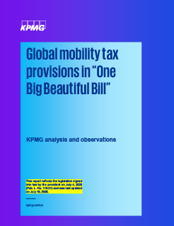 Global mobility and select individual provisions