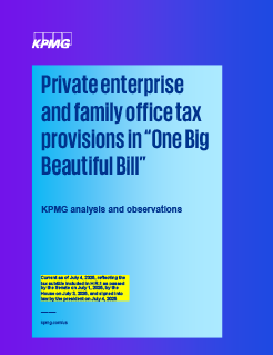 Private enterprise and family office