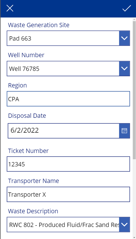 Powerapp interface